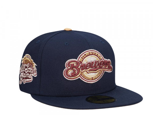 New Era Milwaukee Brewers All Star Game 2002 Cool Gold Edition 59 Fifty  Fitted Cap