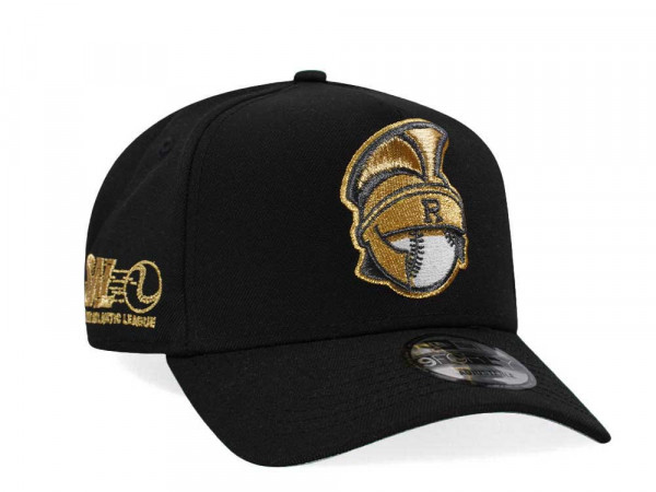 New Era Rome Braves Black Gold Edition 9Forty Snapback Cap