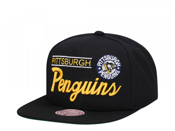 Mitchell & Ness Pittsburgh Penguins Lock Up Vintage Snapback Cap