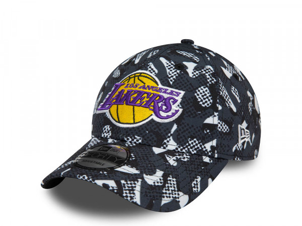 New Era Los Angeles Lakers Seasonal Print Edition 9Forty Snapback Cap