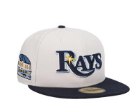New Era Tampa Bay Rays Tropicana Field Stone Metallic Two Tone Edition 59Fifty Fitted Cap