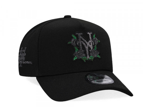 New Era New York Mets Est 1962 Black Metallic Edition A Frame Snapback Cap