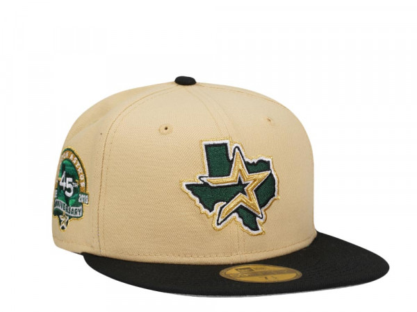 New Era Houston Astros 45th Anniversary Color Flip Vegas Two Tone Edition 59Fifty Fitted Cap
