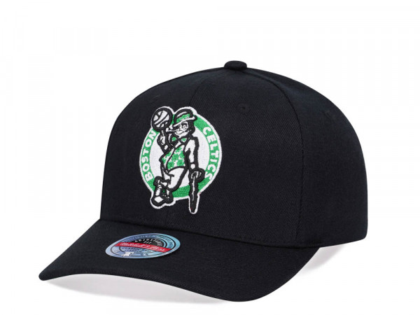 Mitchell & Ness Boston Celtics High Crown 6 Panel Classic Red Line Flex Snapback Cap