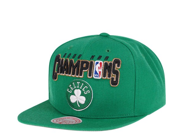 Mitchell & Ness Boston Celtrics Champions Green Snapback Cap