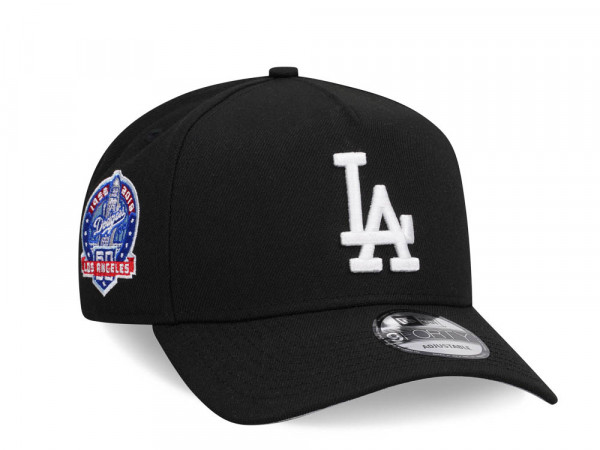 New Era Los Angeles Dodgers 60th Anniversary Black Classic Edition A Frame Snapback Cap