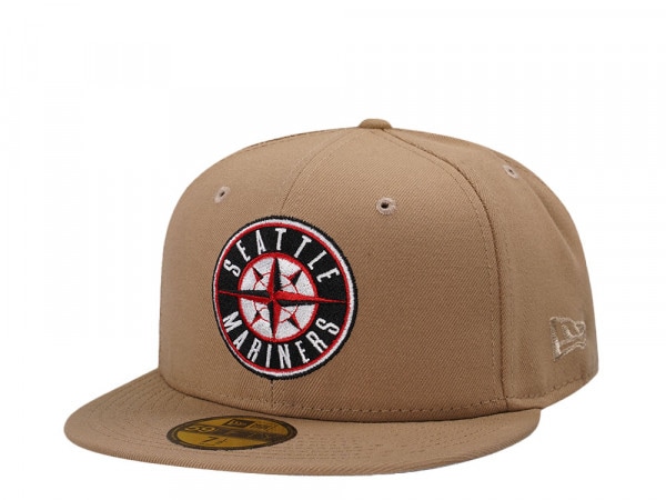 New Era Seattle Mariners Khaki Classic Edition 59Fifty Fitted Cap