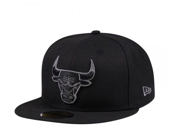 New Era Chicago Bulls Dark Gray Edition 59Fifty Fitted Cap