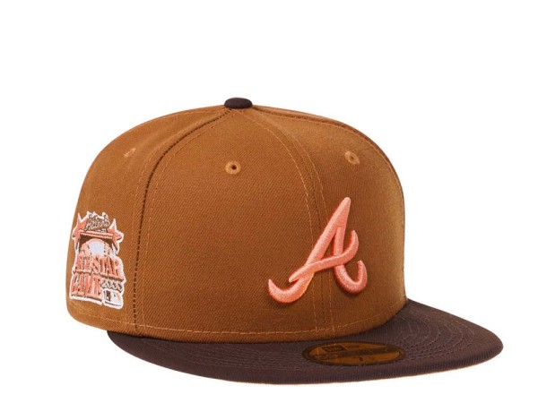 New Era Atlanta Braves All Star Game 2000 Peach Bourbon Edition 59Fifty Fitted Cap
