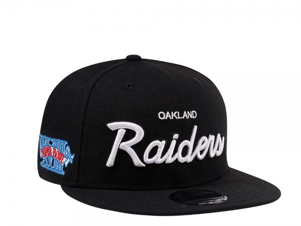 New Era Oakland Raiders Super Bowl XVIII Edition 9Fifty Snapback Cap
