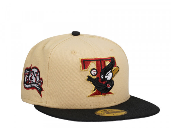 New Era Toronto Blue Jays 25th Anniversary Vegas Gold Two Tone Edition 59Fifty Fitted Cap