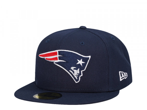 New Era New England Patriots Navy Classic Edition 59Fifty Fitted Cap