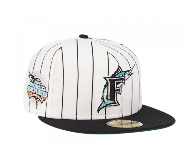 New Era Florida Marlins World Series 2003 Pinstripe Heroes Elite Edition 59Fifty Fitted Cap