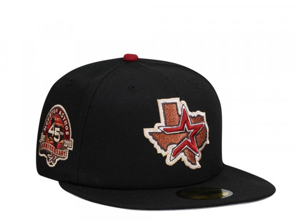 New Era Houston Astros 45th Anniversary Black Brick Copper Edition 59Fifty Fitted Cap