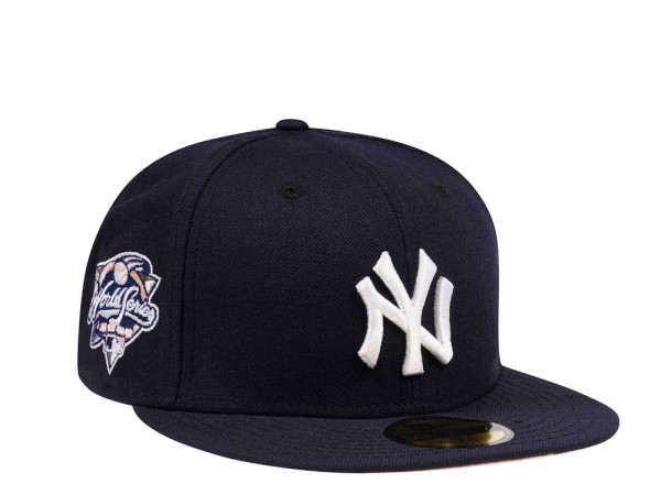 New Era New York Yankees World Series 2000 Navy and Peach Edition 59Fifty Fitted Cap