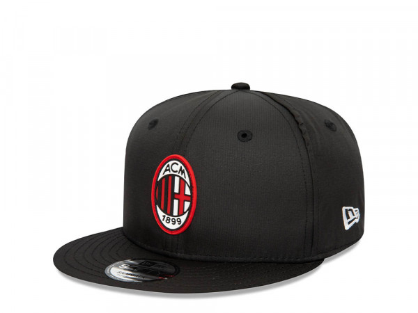 New Era AC Milan Logo Black Ripstop Edition 9Fifty Snapback Cap
