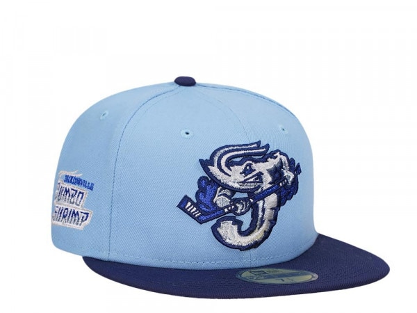 New Era Jacksonville Jumbo Shrimps Hockey Iced Two Tone Edition 59Fifty Fitted Cap