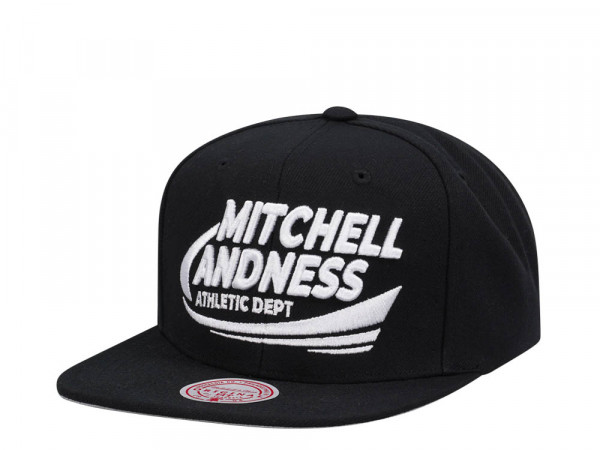 Mitchell & Ness Branded Power Swipe Black  Snapback Cap