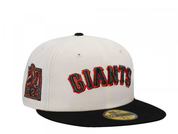 New Era San Francisco Giants 20 AT 24 Chrome Metallic Two Tone Edition 59Fifty Fitted Cap