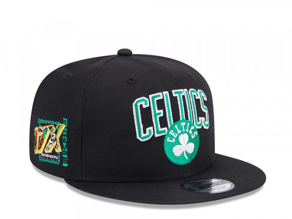 New Era Boston Celtics NBA Patch Black Edition 9Fifty Snapback Cap