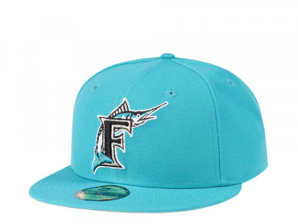 New Era Florida Marlins All Teal Classic Edition 59Fifty Fitted Cap