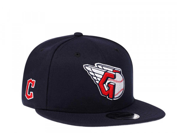 New Era Cleveland Guardians Navy Classic Edition 9Fifty Snapback Cap