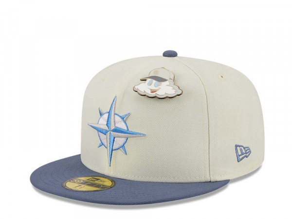 New Era Seattle Mariners The Elements Chrome Two Tone Edition 59Fifty Fitted Cap