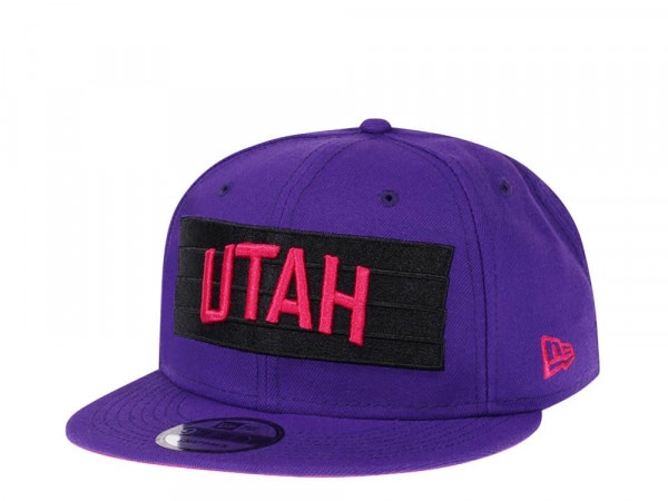 New Era Utah Jazz Purple Script Edition 9Fifty Snapback Cap