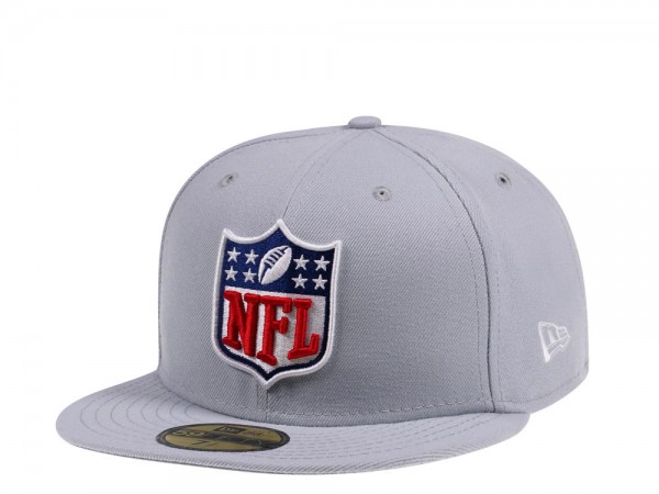 New Era NFL Shield Gray Edition 59Fifty Fitted Cap