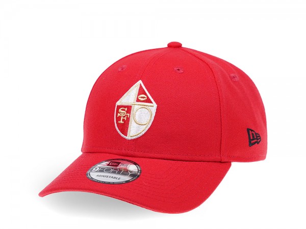New Era New San Francisco 49ers Curved Red Edition 9Forty Snapback Cap
