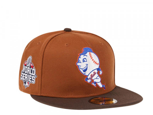 New Era New York Mets World Series 2015 Bourbon and Suede Edition 59Fifty Fitted Cap