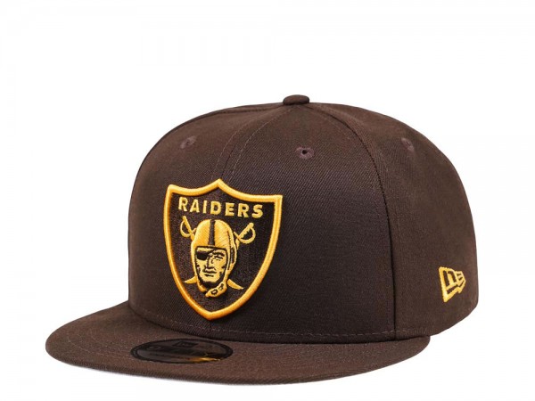 New Era Las Vegas Raiders Walnut Gold Edition 9Fifty Snapback Cap