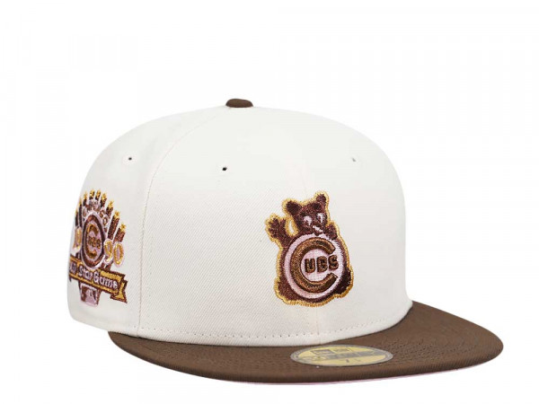 New Era Chicago Cubs All Star Game 1990 Metallic Platinum Two Tone Edition 59Fifty Fitted Cap