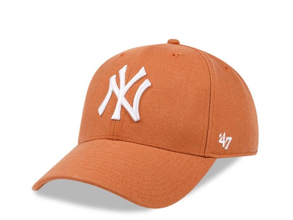 47Brand New York Yankees Burnt Orange Classic Snapback Cap