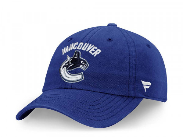 Fanatics Vancouver Canucks Primary Logo Adjustable Strapback Cap