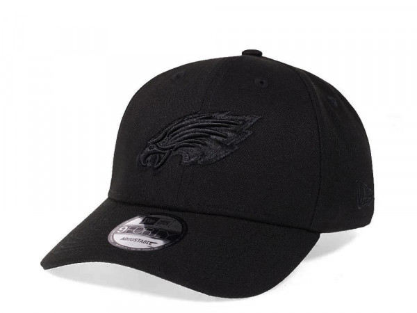 New Era Philadelphia Eagles All Black 9Forty Snapback Cap