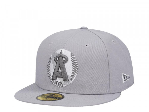 New Era California Angels Gray Classic Edition 59Fifty Fitted Cap