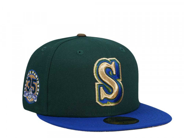 New Era Seattle Mariners 35th Anniversary Golden Real Tree Two Tone Edition 59Fifty Fitted Cap