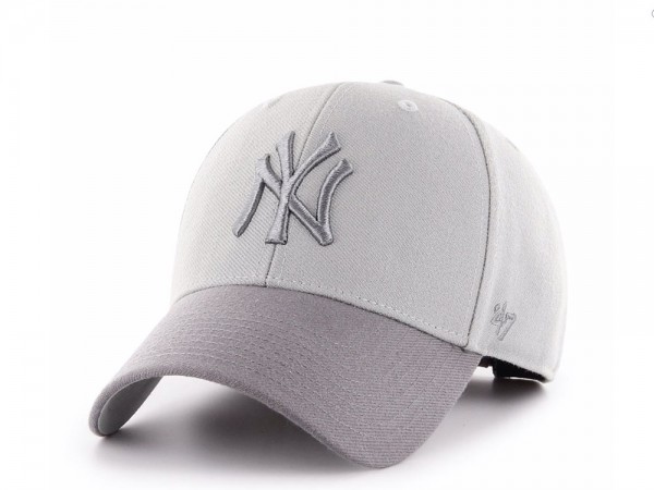 47Brand New York Yankees Steel Grey MVP Snapback Cap