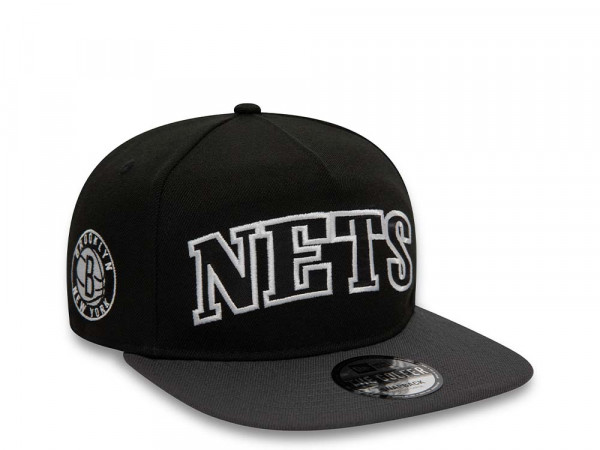 New Era Brooklyn Nets Two Tone A Frame Golfer Snapback Cap