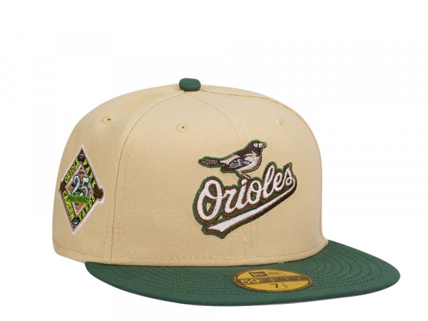 New Era Baltimore Orioles 25th Anniversary Camden Yards Vegas Two Tone Edition 59Fifty Fitted Cap