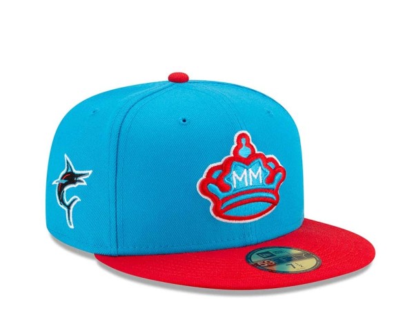 New Era Miami Marlins Authentic City Connect 59Fifty Fitted Cap