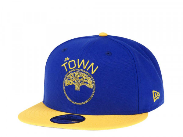 New Era Golden State Warriors Blue Gold Two Tone Edition 9Fifty Snapback Cap