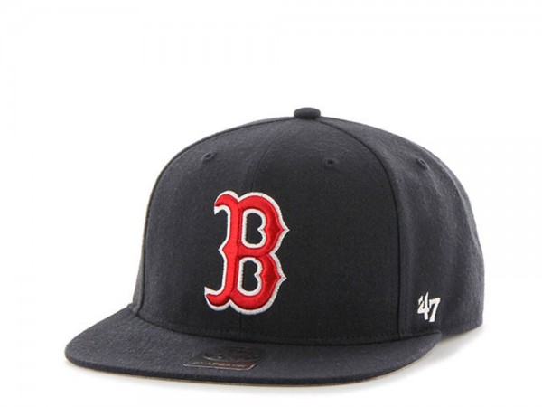 47brand Boston Red Sox No Shot Captain Snapback Cap