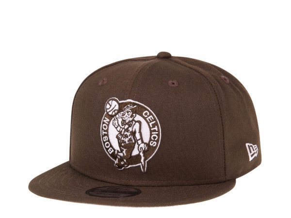 New Era Boston Celtics Walnut Classic Edition 9Fifty Snapback Cap