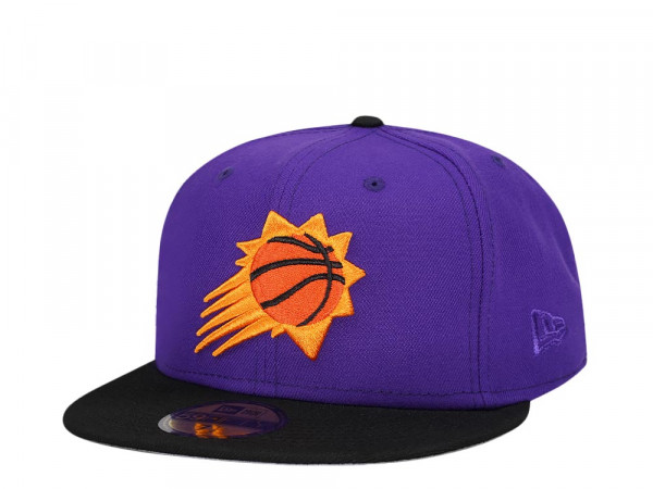 New Era Phoenix Suns Purple Black Two Tone Edition 59Fifty Fitted Cap