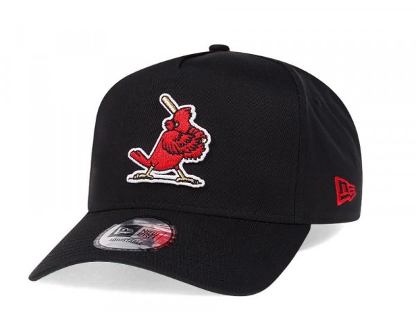 New Era St. Louis Cardinals Black and Red Edition A Frame Snapback Cap