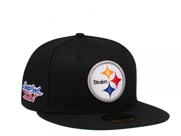 New Era Pittsburgh Steelers Super Bowl XIV Throwback Edition 59Fifty Fitted Cap