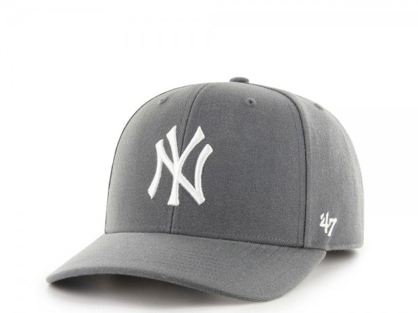 47Brand New York Yankees Cold Zone MVP DP Gray Snapback Cap