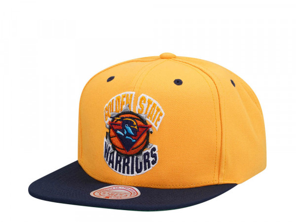 Mitchell & Ness Golden State Warriors Breakthrough Two Tone Snapback Cap